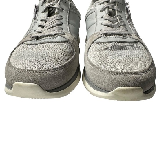 VIONIC ATHENA GREY SIDE ZIP SNEAKERS SIZE 10 - Picture 8 of 11